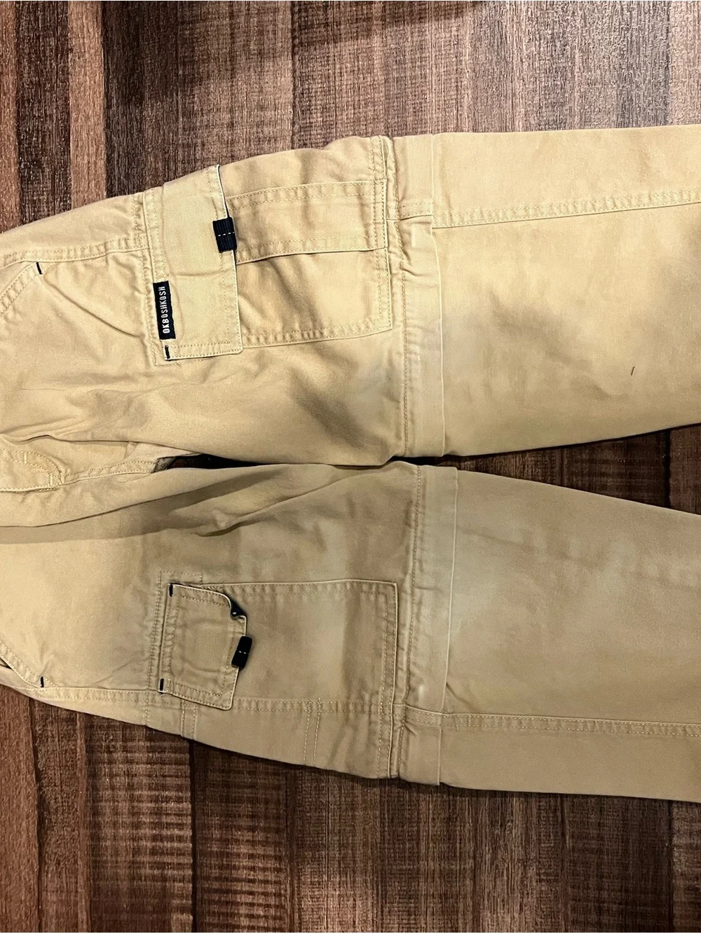 OshKosh B'gosh Boys/Men Tan Cargo Work Pants
